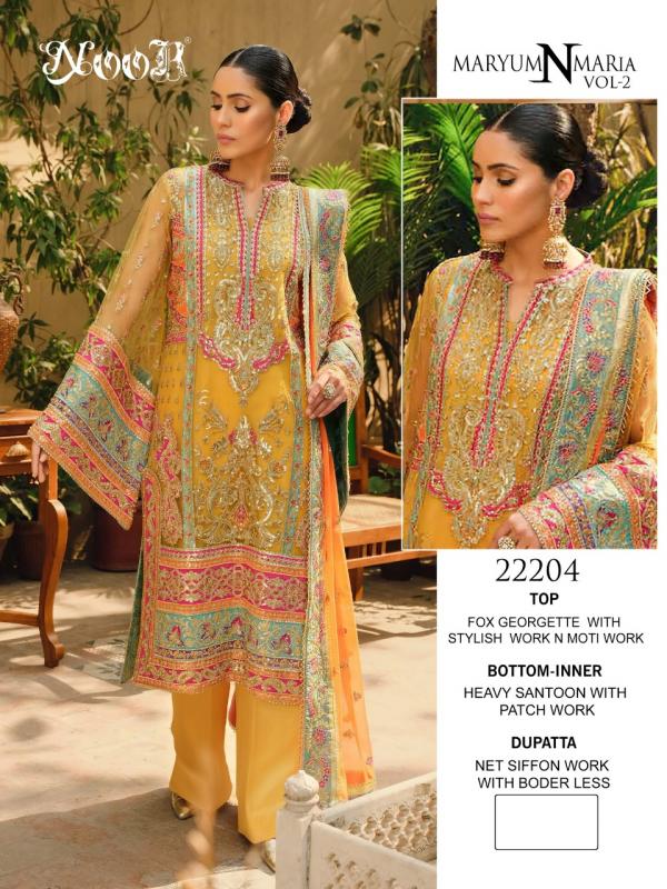 Noor Maryum N Maria 2 Wedding Wear Pakistani Salwar Kameez